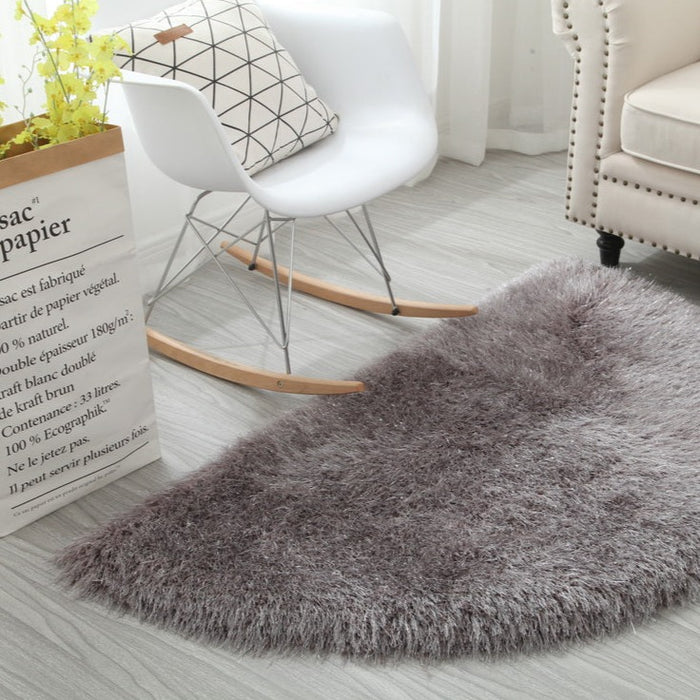 Manhattan Grey Half Moon Area Rug - Adams Furniture