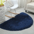 Manhattan Navy Half Moon Area Rug - Adams Furniture