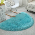 Manhattan Turquoise Half Moon Area Rug - Adams Furniture