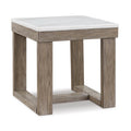 Marble Top Square End Table - Adams Furniture