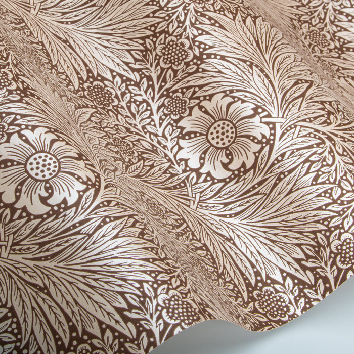 Marigold Wallpaper - Chocolate