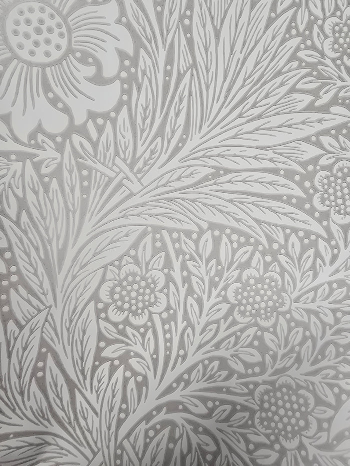 Marigold Wallpaper - Silver