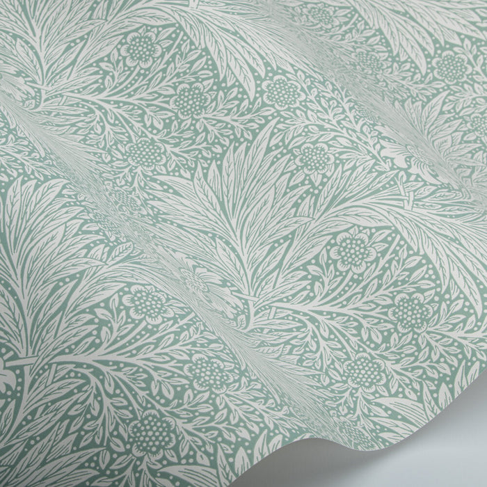 Marigold Wallpaper - Soft Teal