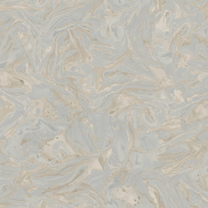 Marion Marble Wallpaper - Misty Blue