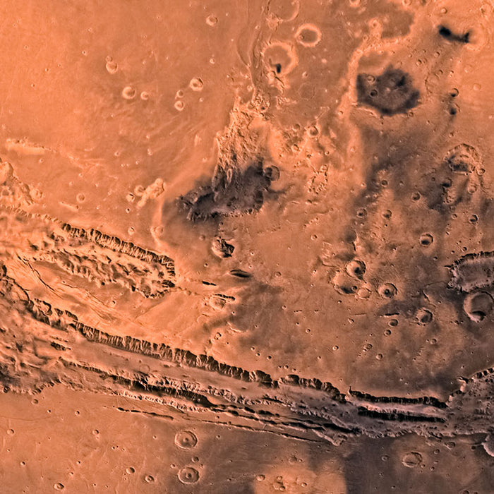 Mars - Circular Mural - Self Adhesive