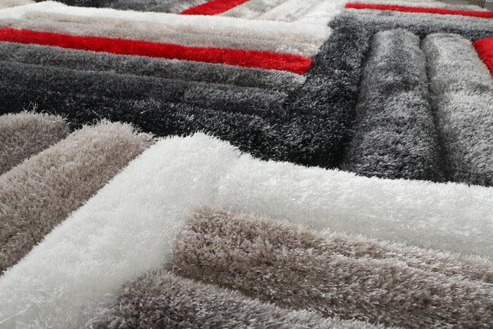Mateos 5x7 Multicolor Area Rug - Adams Furniture
