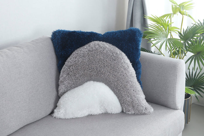Mateos Blue/Beige/White Pillow - Adams Furniture