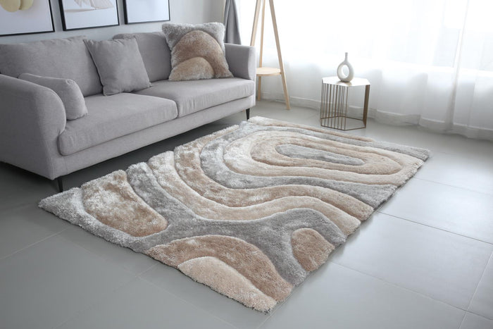 Mateos Shag 8X10 Area Rug - Adams Furniture