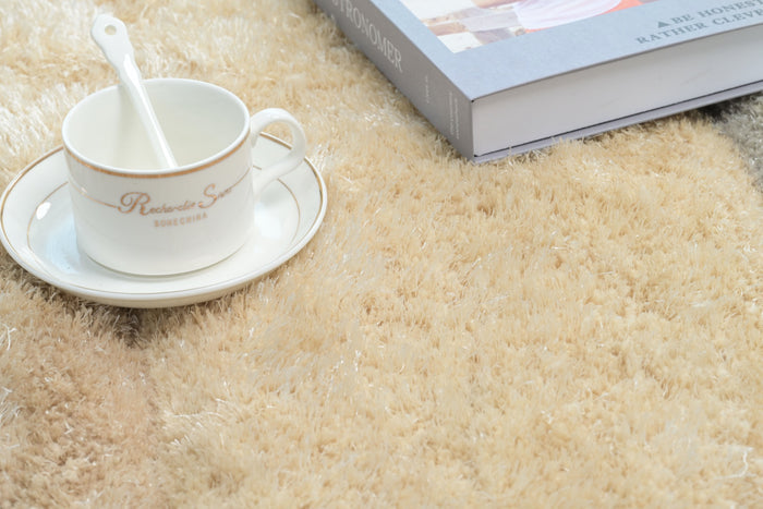 Mateos Shag Beige Runner - Adams Furniture