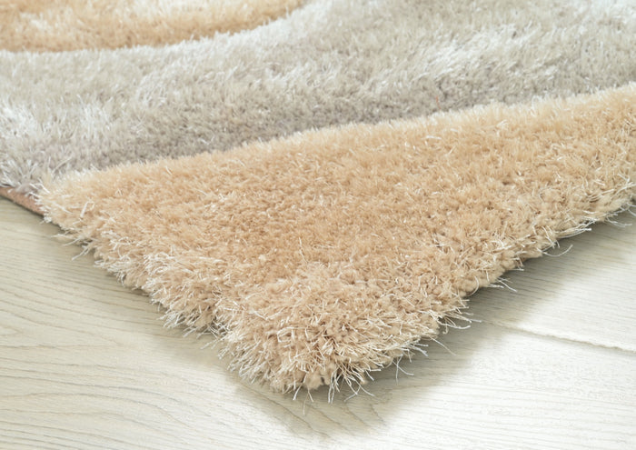 Mateos Shag Beige Runner - Adams Furniture