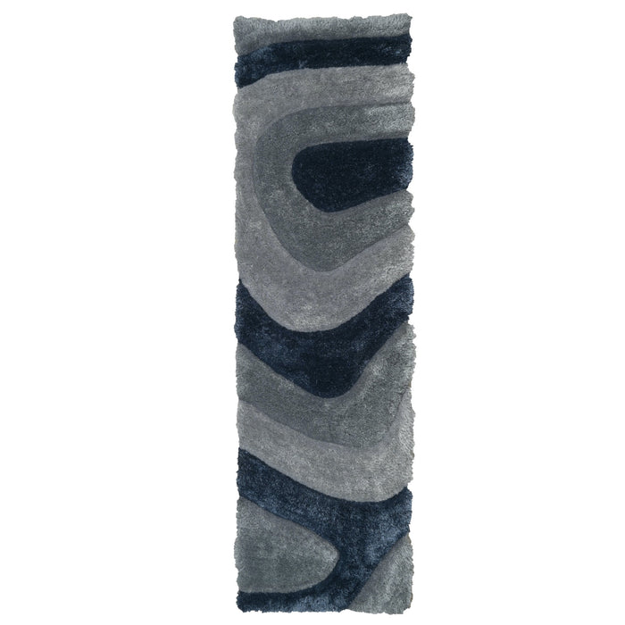 Mateos Shag Bue Runner - Adams Furniture