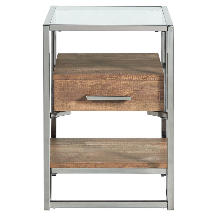 Matrix Chairside End Table - Adams Furniture