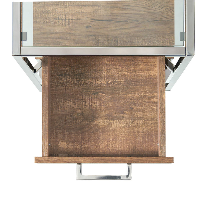 Matrix Chairside End Table - Adams Furniture