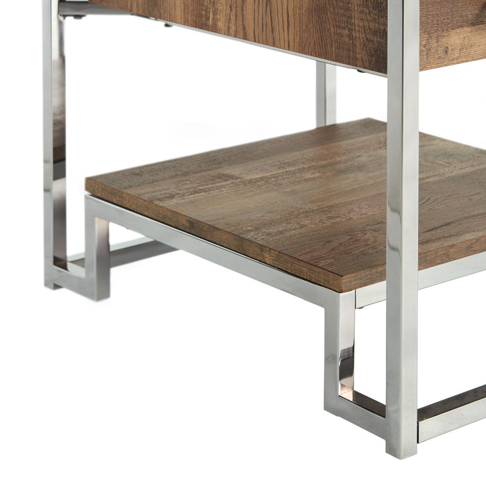 Matrix Chairside End Table - Adams Furniture