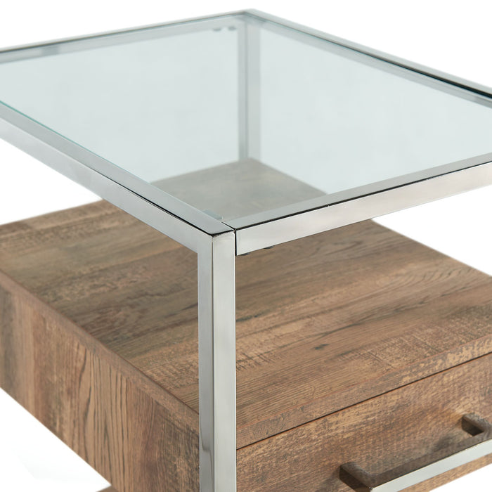 Matrix Chairside End Table - Adams Furniture