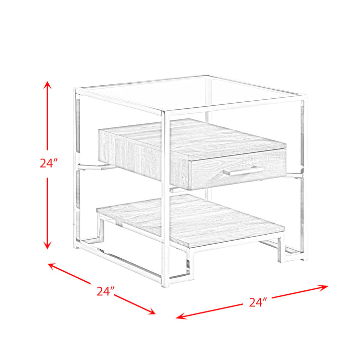 Matrix End Table - Adams Furniture