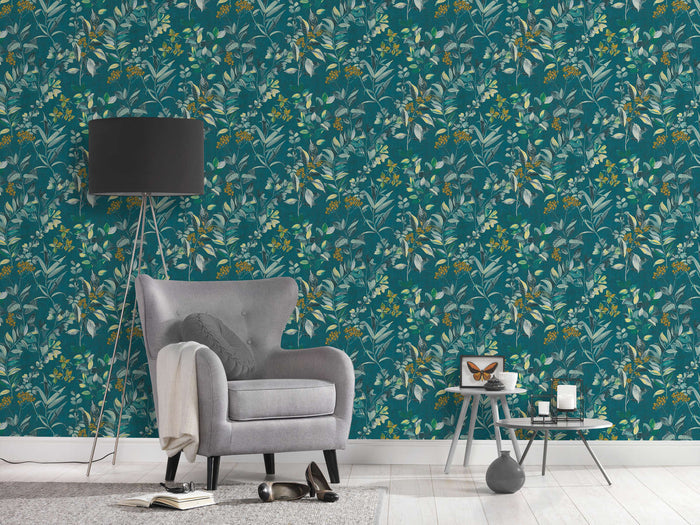 Meadow Whisper - Architects Wallpaper - Green