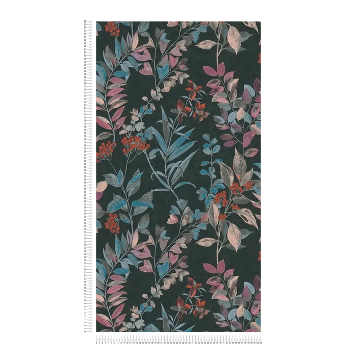 Meadow Whisper - Architects Wallpaper - Multi Black