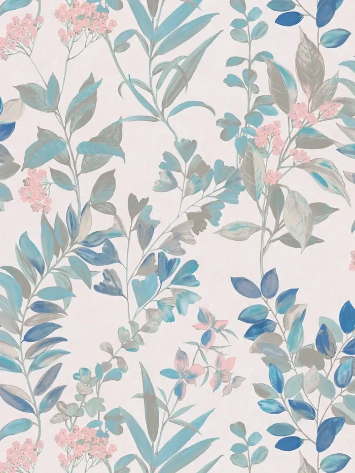 Meadow Whisper - Architects Wallpaper - Multi Pink