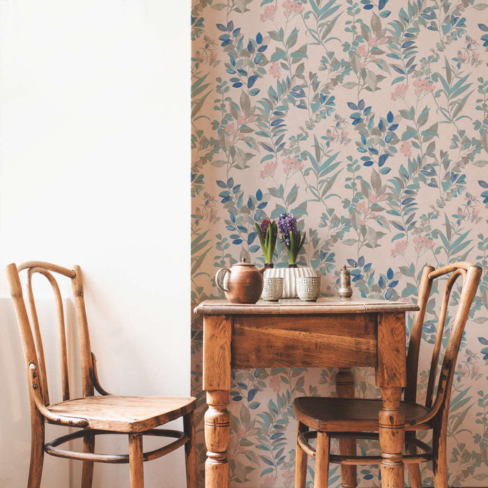 Meadow Whisper - Architects Wallpaper - Multi Pink