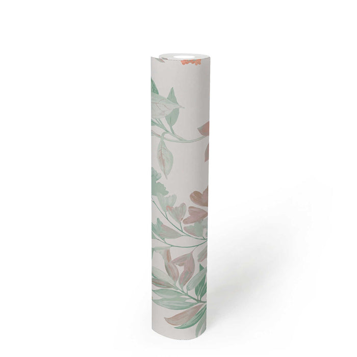Meadow Whisper - Architects Wallpaper - White Multi