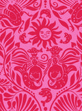 Mermaid Groove - Custom Sized Wallpaper Mural (per m2) - Red