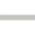 Metallic Meander Border - Grey - Self Adhesive