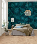 Midnight Botanica - Custom Sized Wallpaper Mural (per m2)