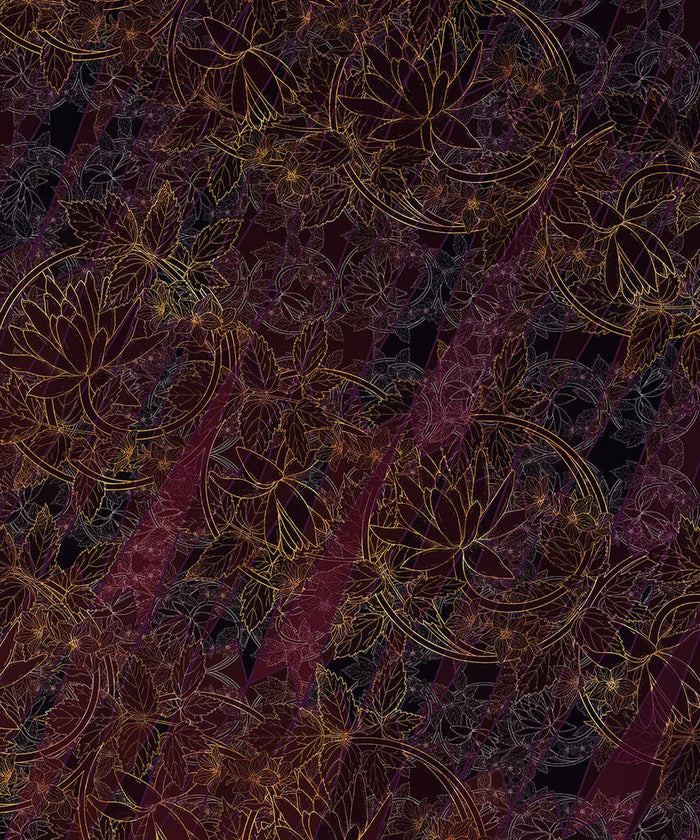 Midnight Ember - Custom Sized Wallpaper Mural (per m2)