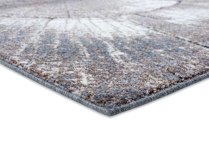 Milan 5x7 Brown Area Rug - Adams Furniture