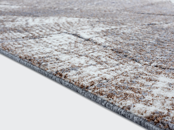 Milan 5x7 Brown Area Rug - Adams Furniture