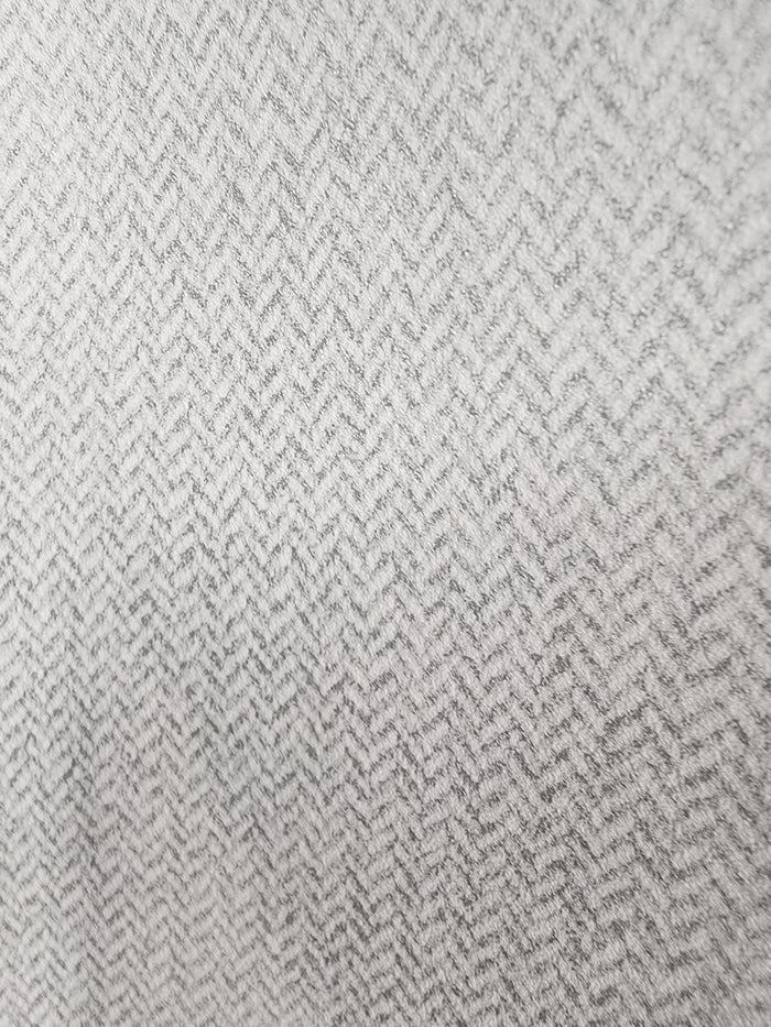 Mini Chevron Wallpaper - Silver - 3 ROLLS LEFT