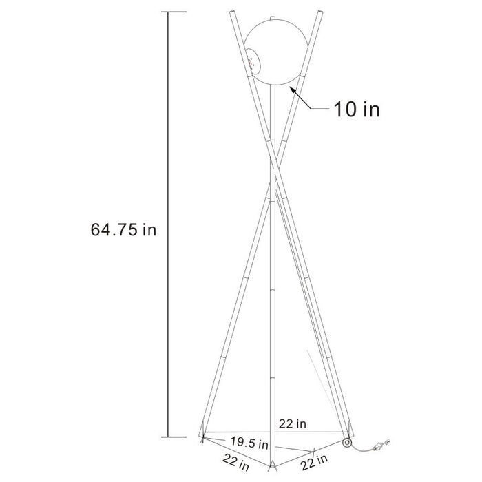 Modern Floor Lamp - Adams Furniture