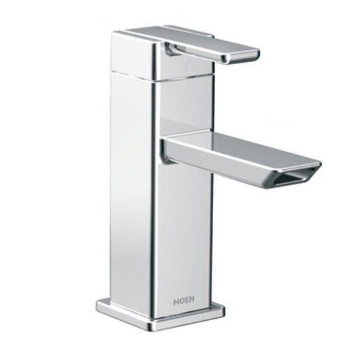 Moen S6700 90-Degree One-Handle Low Arc Bathroom Faucet, Chrome