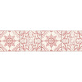Mosaic Border - Red and White - Self Adhesive