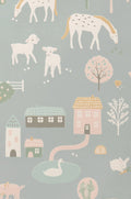 My Farm Wallpaper - Blue