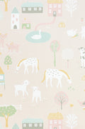 My Farm Wallpaper - Pink