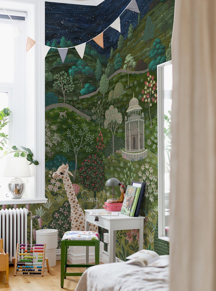 My Secret Garden - Custom Sized Wallpaper Mural (per m2)