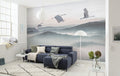 Mystic Cranes - Custom Sized Mural Wallpaper (per m2)