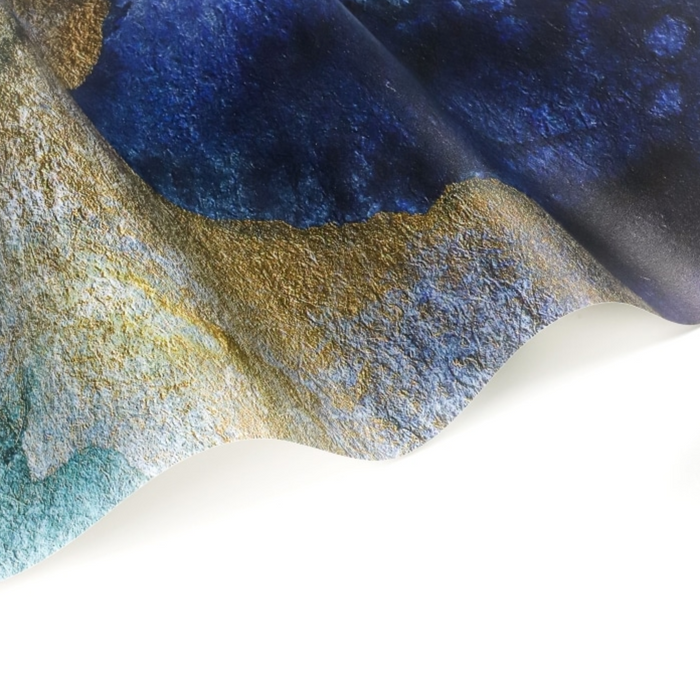 Mystic Metallic - Custom Sized Wallpaper Mural (per m2) - Teal