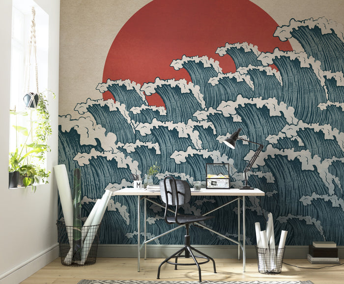Nami - Custom Sized Mural Wallpaper (per m2)