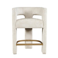 Natural Upholstered Stool - Adams Furniture