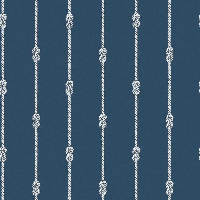 Nautical Knot Stripe  - Navy
