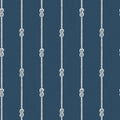 Nautical Knot Stripe  - Navy