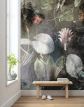 Night Flowers - Custom Sized Mural Wallpaper (per m2)