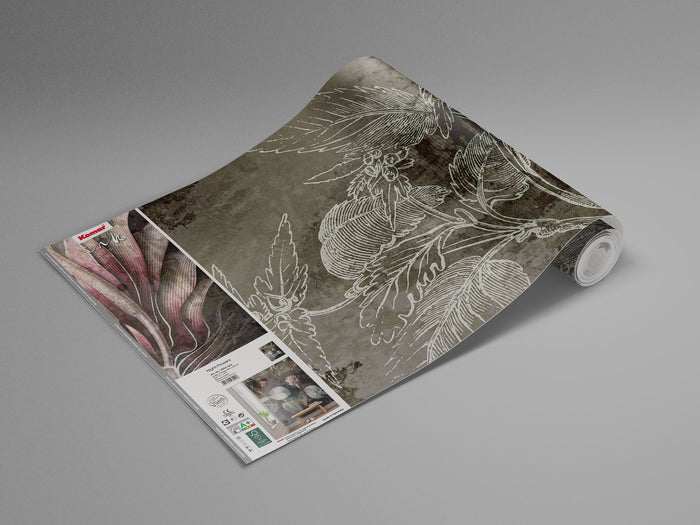 Night Flowers - Custom Sized Mural Wallpaper (per m2)