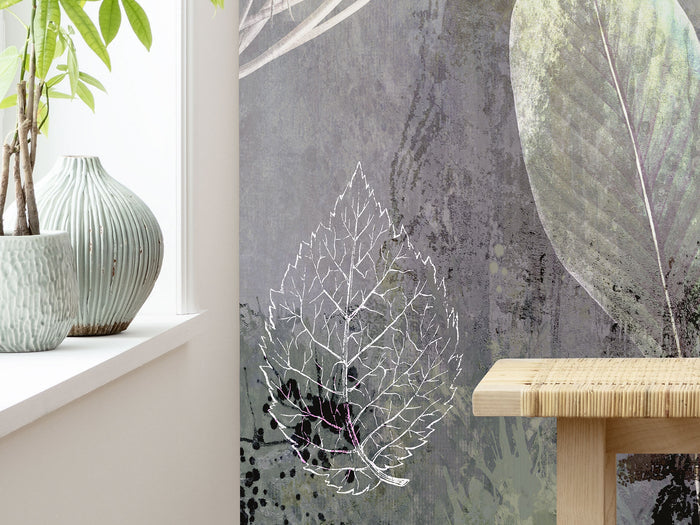 Night Flowers - Custom Sized Mural Wallpaper (per m2)