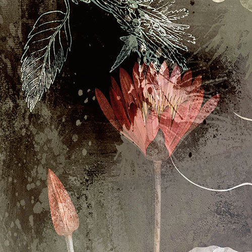 Night Flowers - Custom Sized Mural Wallpaper (per m2)