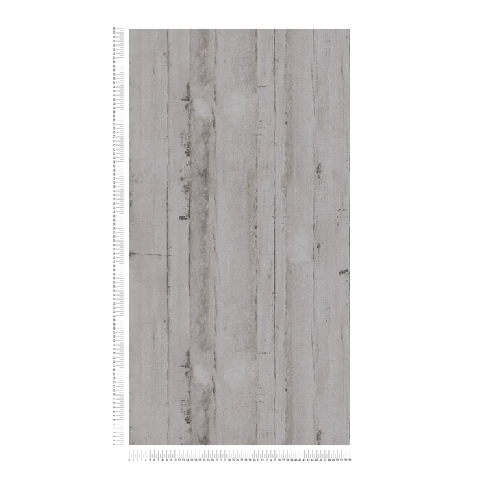 Nordic Timber - Wood Wallpaper - Grey