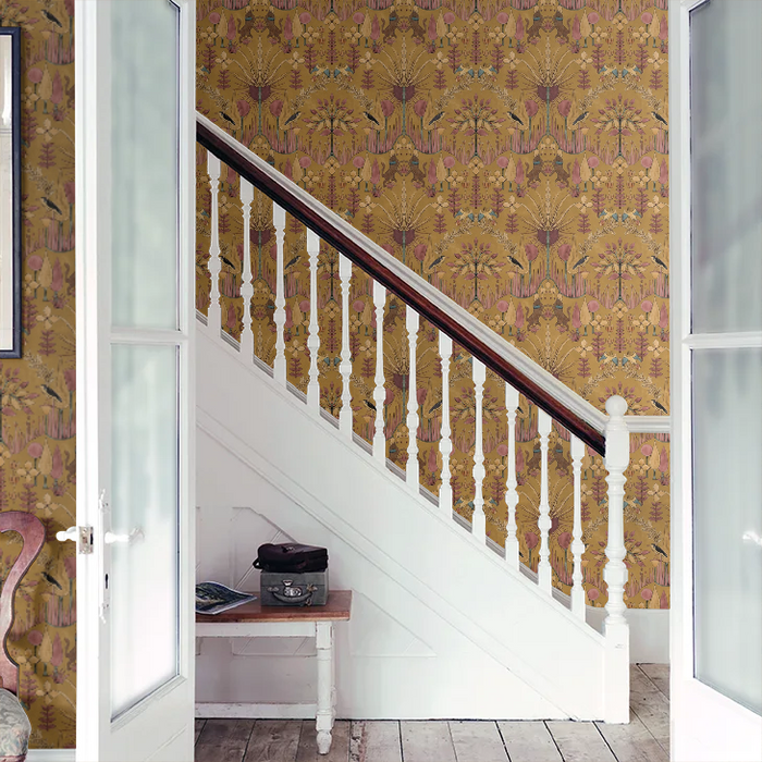 Oasis  Villa Wallpaper - Curry